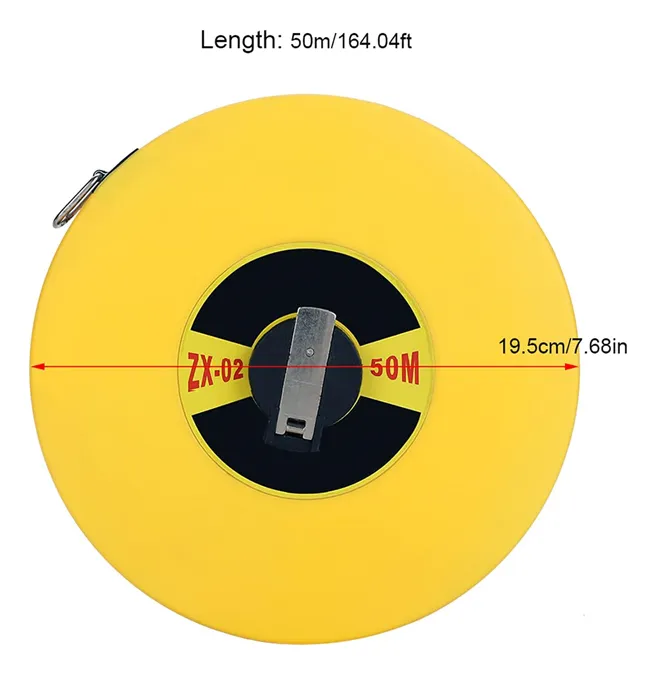 Huincha De Medir 50m Fibra Sintética - Imagen 2