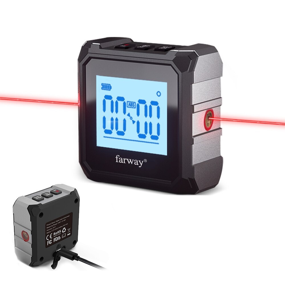 Inclinómetro Digital Laserliner, precisión ±0,5 mm/m, 230 x 63 x 33mm