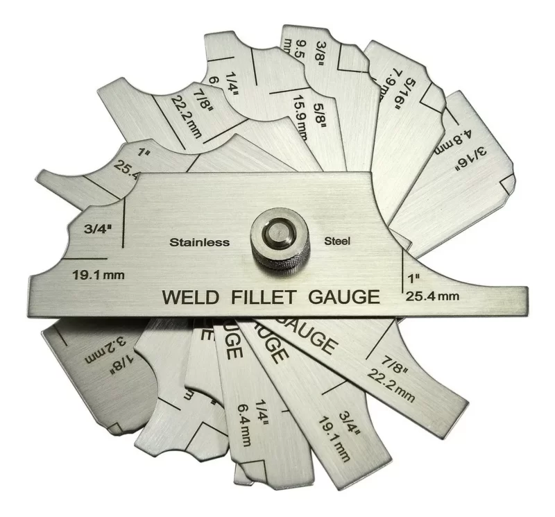 MG-11 Acero inox. FILLET galga soldadura para inspecion