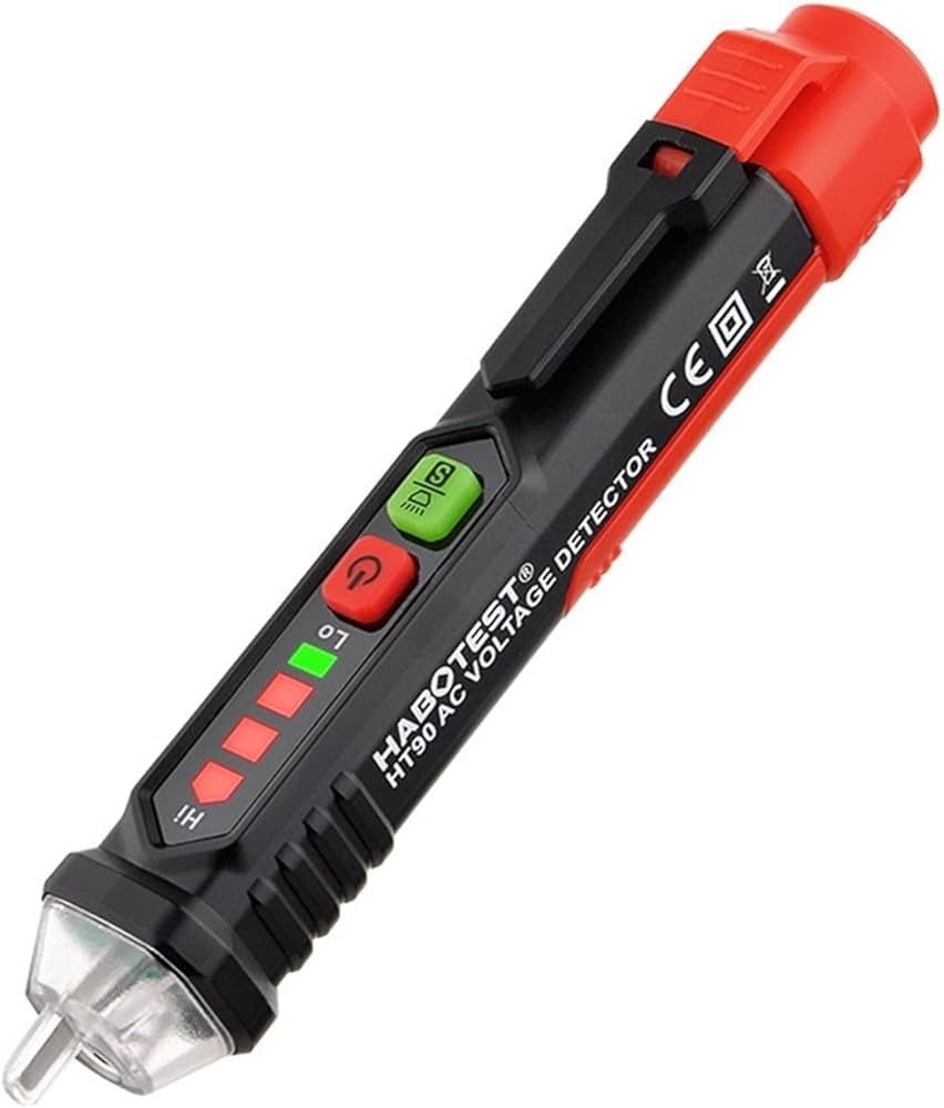 Lapiz detector Voltaje 12V / 48V~1000V AC con linterna - Imagen 2