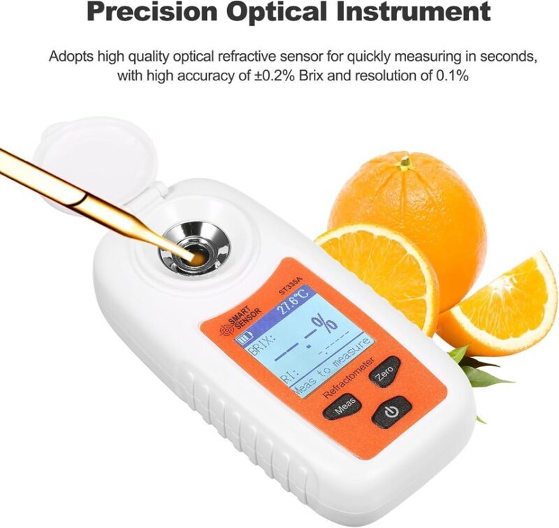 Refractometro Brix 0-35 digital LCD - Imagen 2