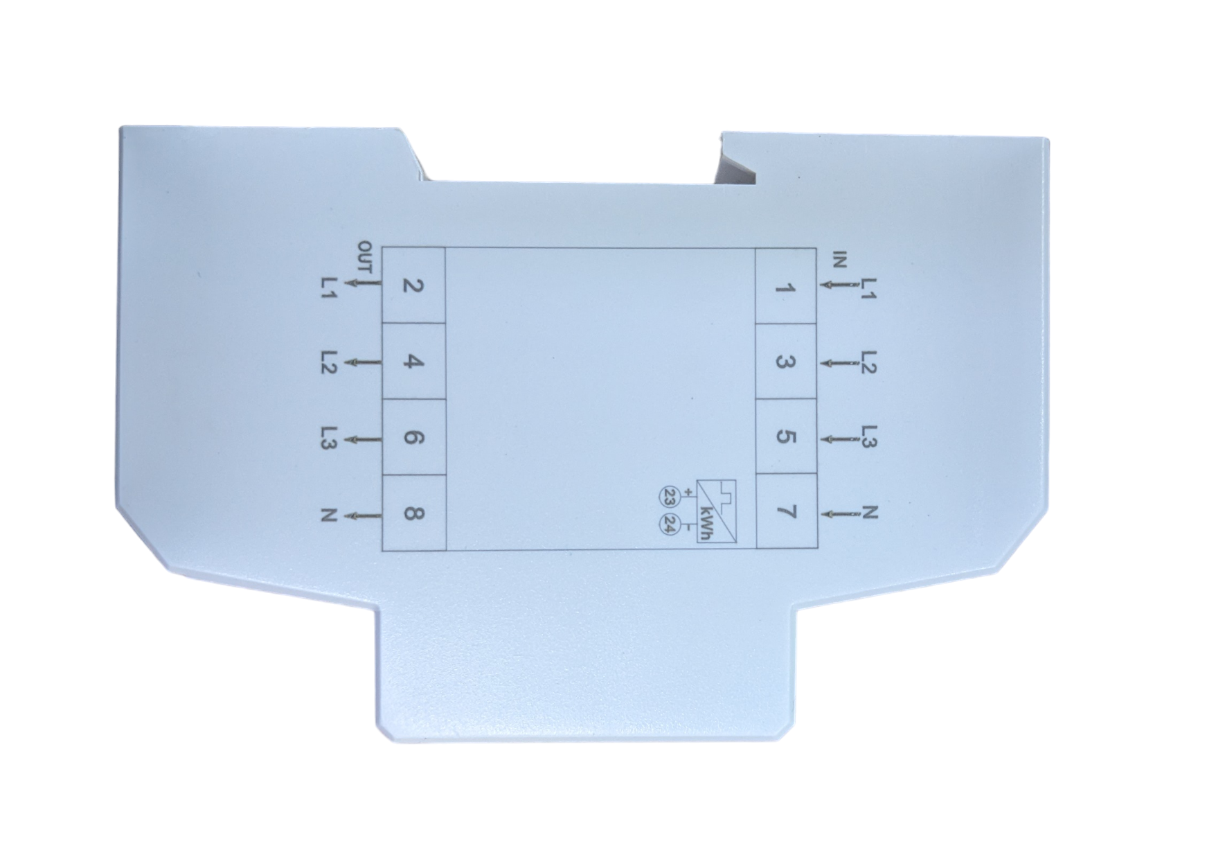 Remarcador trifásico din rail 30A - Imagen 4