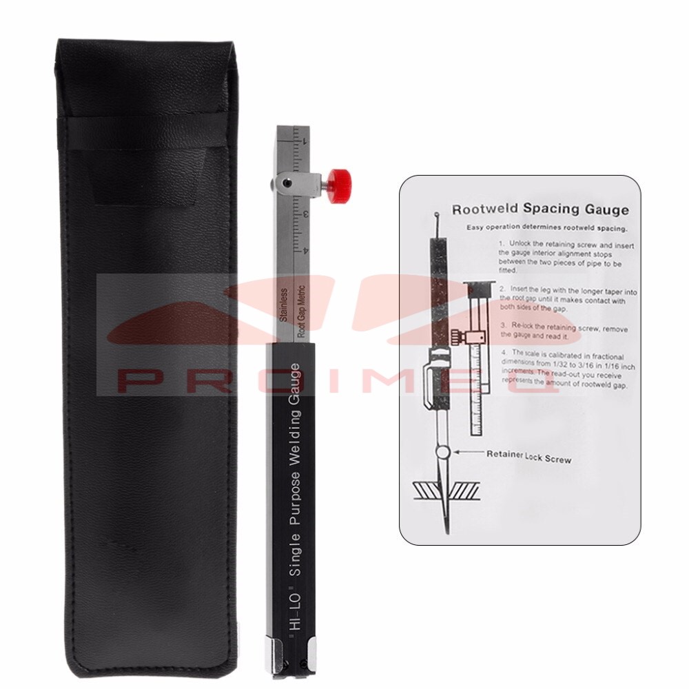 Reglar medidor soldadura interna alto bajo