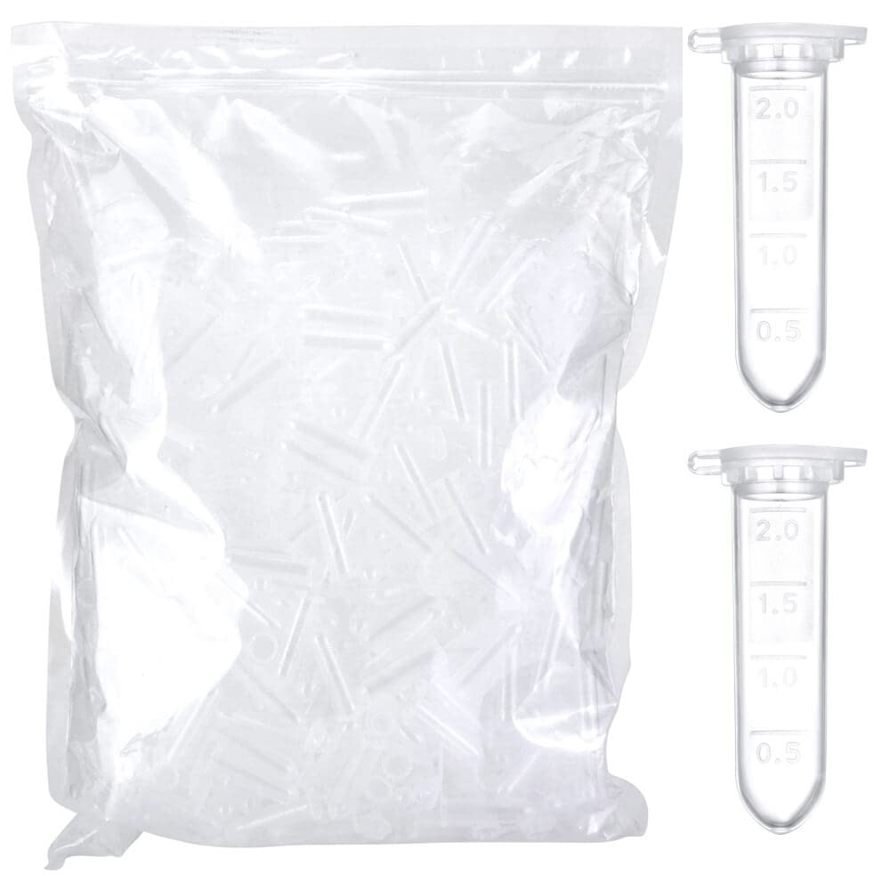 Tubos Eppendorf con tapa 2.0 ml bolsa x 500 un.