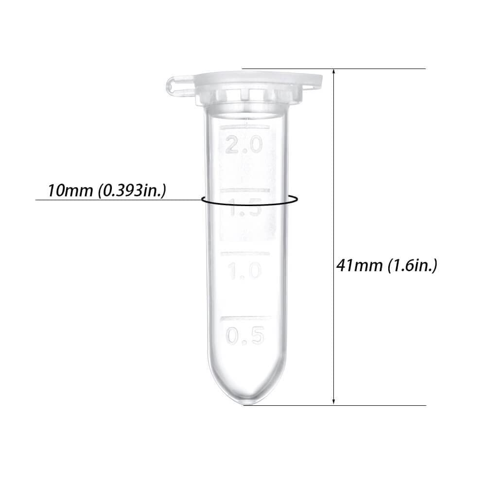 Tubos Eppendorf con tapa 2.0 ml bolsa x 500 un. - Imagen 2