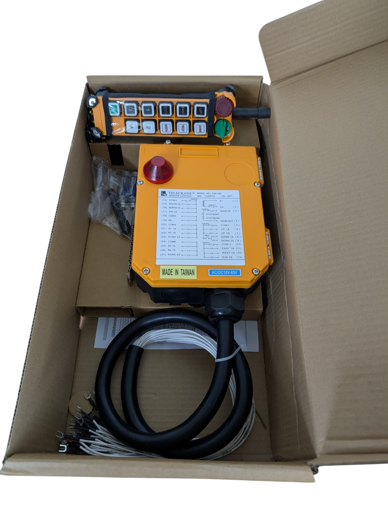 Control Remoto Industrial F24-10D 18-65 VD