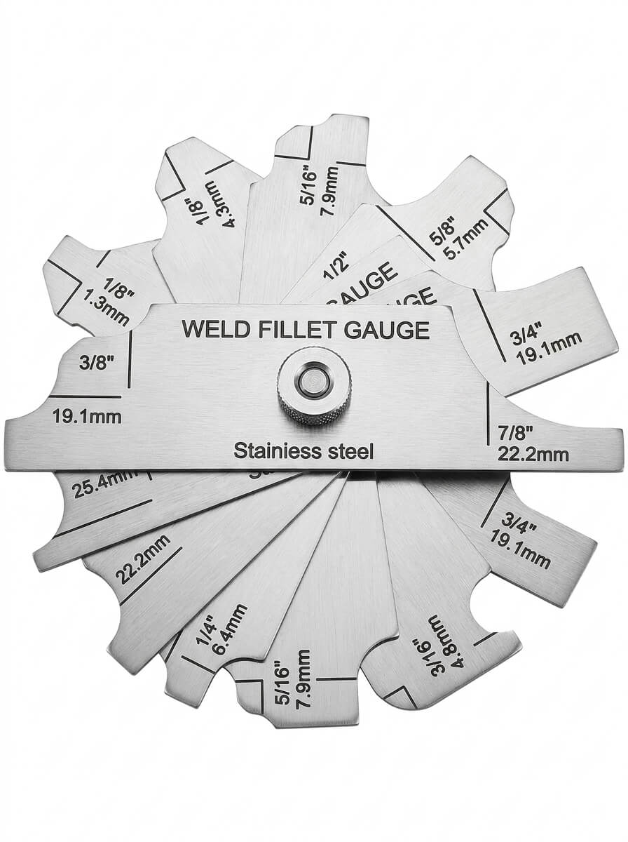 MG-11 Acero inox. FILLET galga soldadura para inspecion