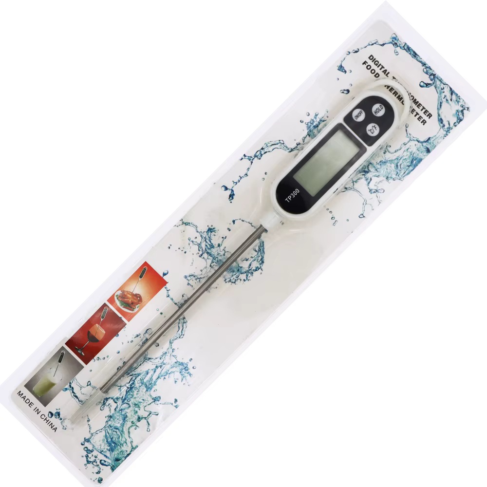 Termómetro Digital Para Alimentos, Bebidas, Carnes, cocina Tp-300 Blanco