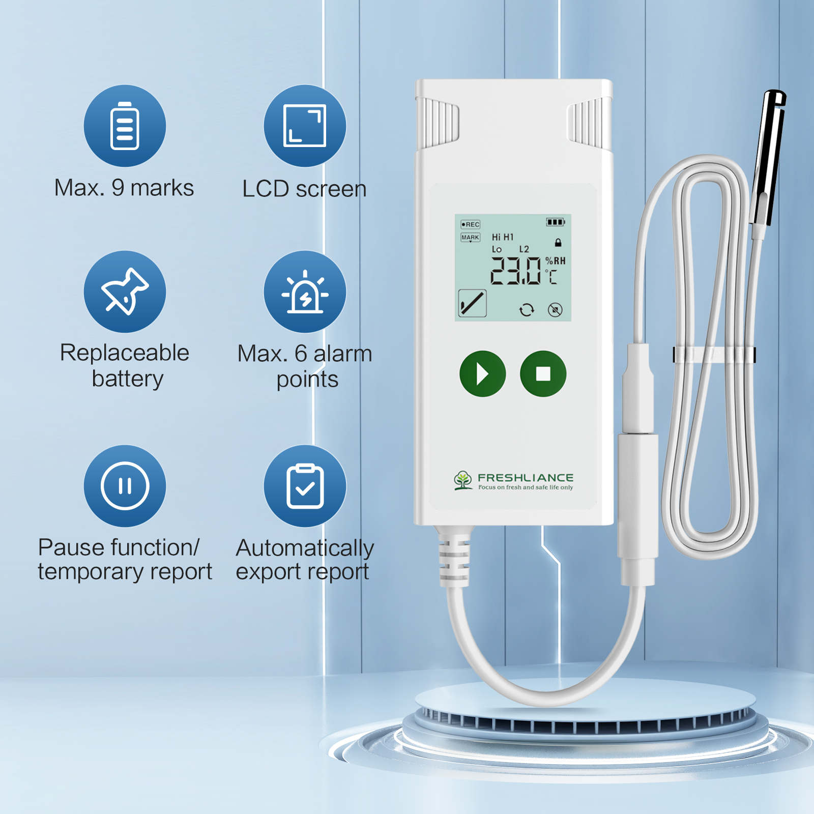 Datalogger Atlas Log-TH - Imagen 2
