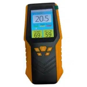 Monitor ambiental de oxígeno digital O₂ 0–30 %Vol con temperatura y humedad